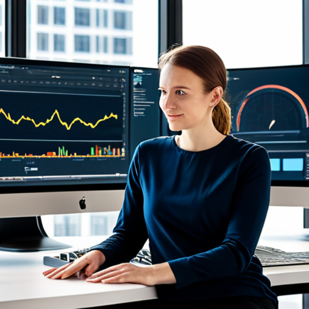 A professional product designer, fully clothed in a smart business casual outfit, sits at a clean, minimalist desk in a modern, well-lit office space. On the desk, multiple large monitors display complex data visualizations, AI design tools, and 3D product models. The designer is thoughtfully interacting with an advanced digital interface showing AI-generated design iterations. Sunlight streams through a large window offering a modern city view. The overall atmosphere is one of innovation and focused work. Perfect anatomy, correct proportions, well-formed hands, proper finger count, natural body proportions, natural pose, professional photography, high quality, safe for work, appropriate content, modest clothing, family-friendly.