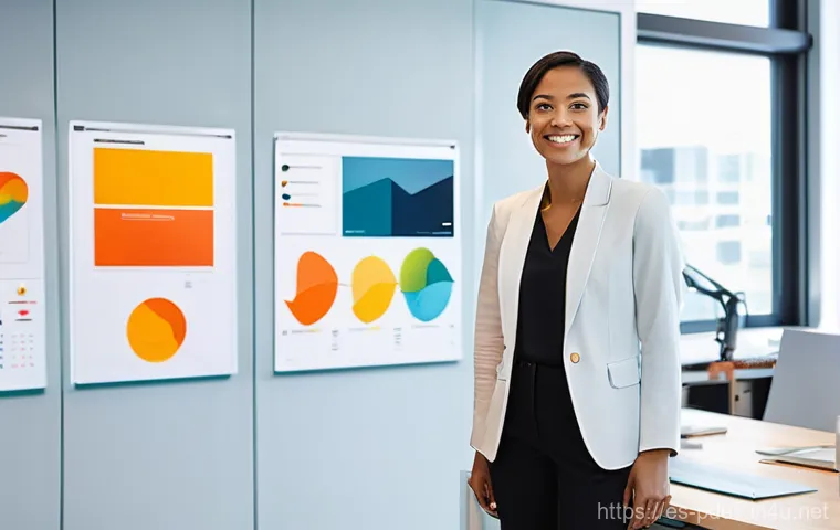 제품디자인 자격증으로 이직 성공하기 - **Prompt:** A dynamic, diverse professional in their late 20s to early 30s, dressed in modern busine...
